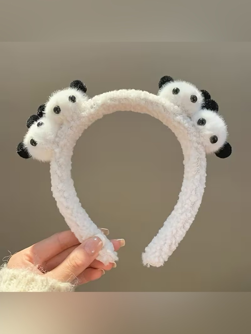 Panda Plush Spa Headband - Picture 4 of 7